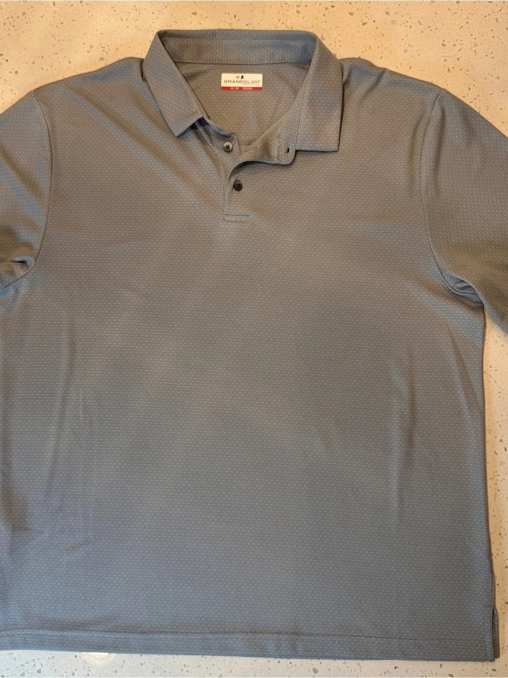 Grand Slam Men's Steel Gray Performance Polo